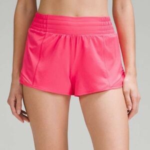 RARE lip gloss pink lululemon hotty hot shorts!